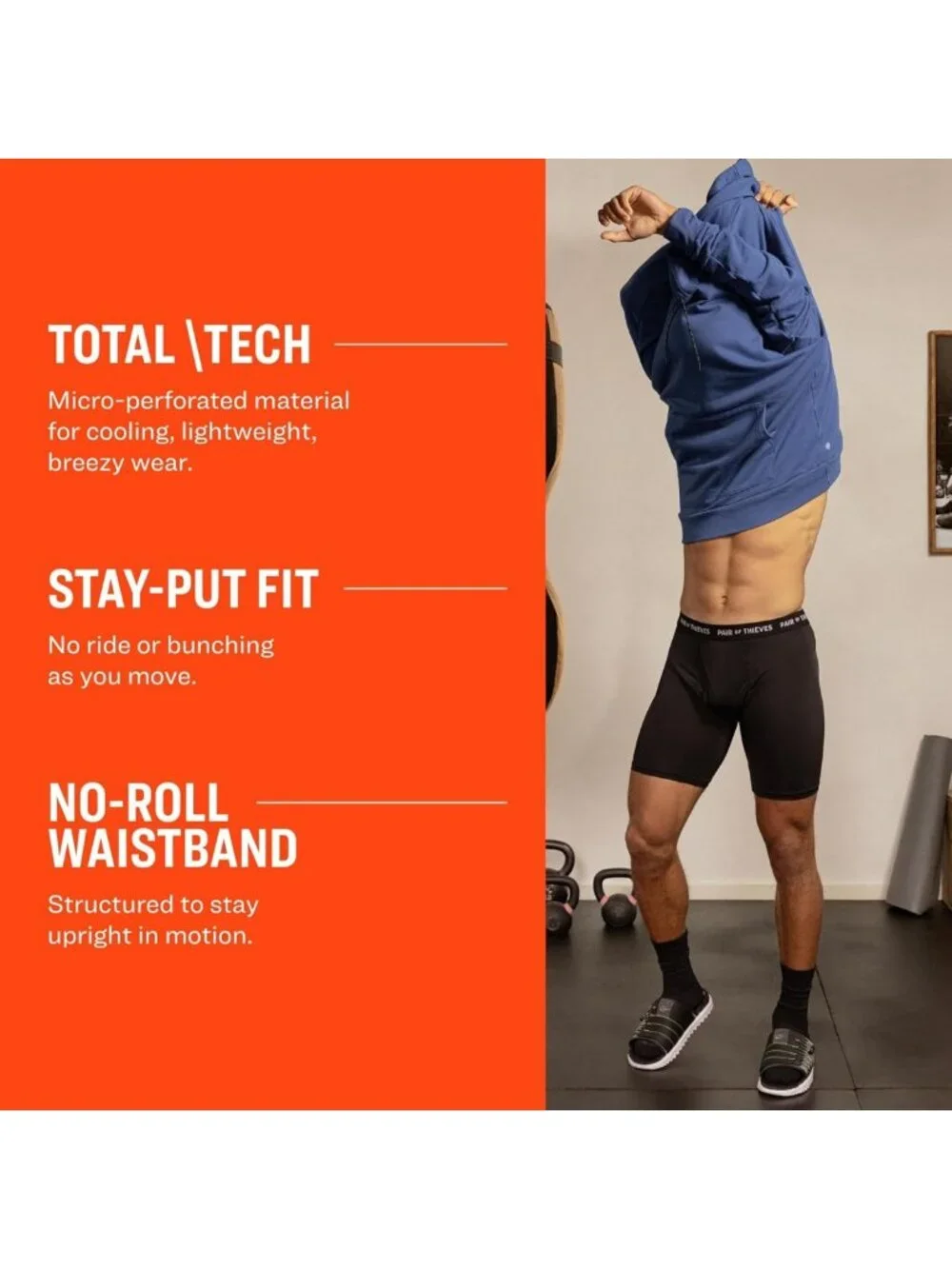 Men's Super Fit Long Boxer Briefs | Lightweight, Soft, 4-Way Stretch Underwear